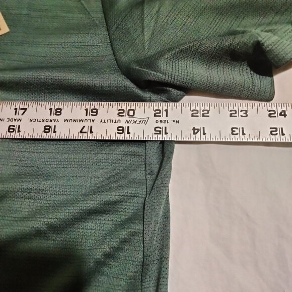 Nike Men’s Dri-Fit Miler Running Shirt Jungle Green Reflective Sz L AJ7565-338 - Picture 2 of 6